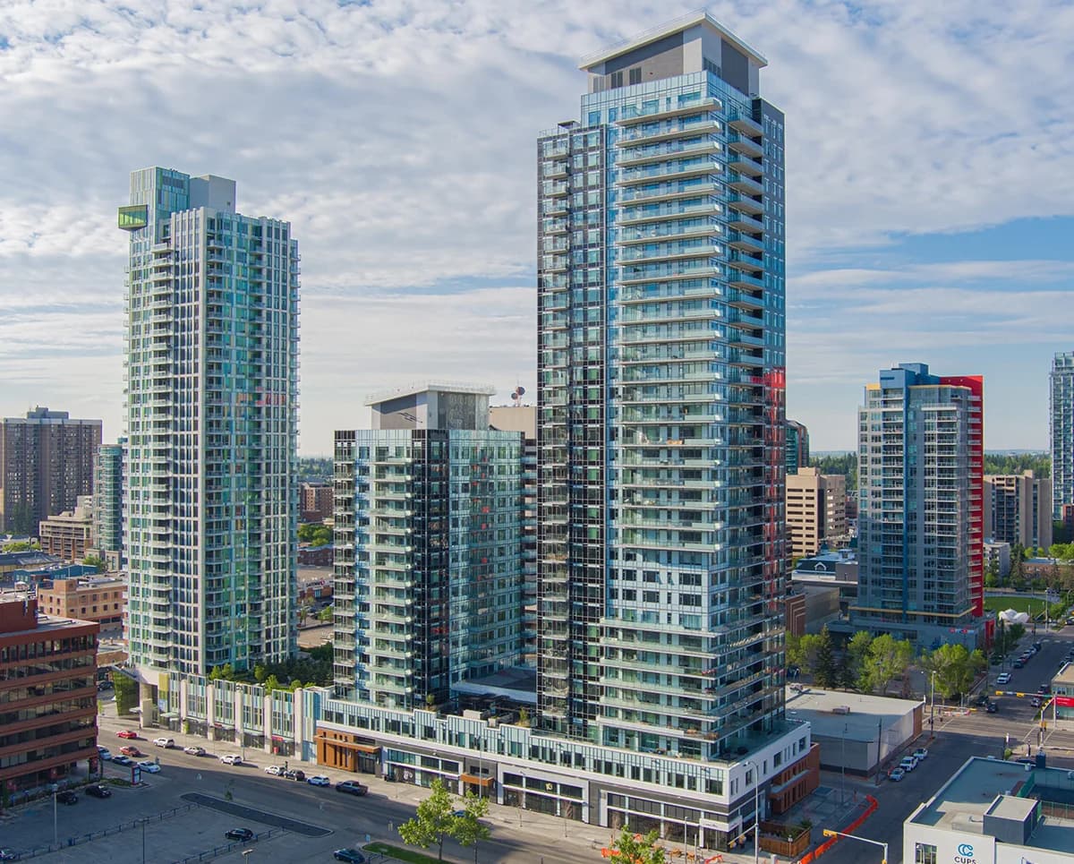 Illustration representing apartment building connectivity