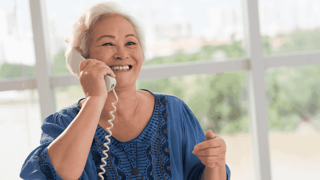 Seniors living phone system